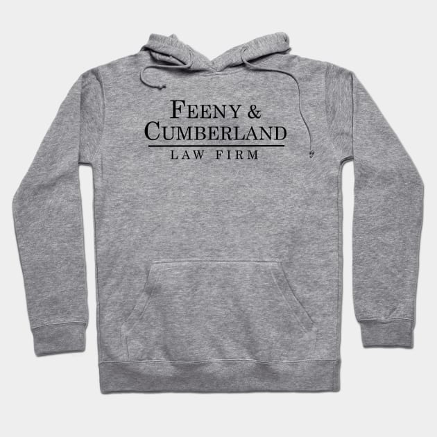 Feeny and Cumberland Law Firm Shirt - Boy Meets World	(BLACK TEXT) Hoodie by 90s Kids Forever